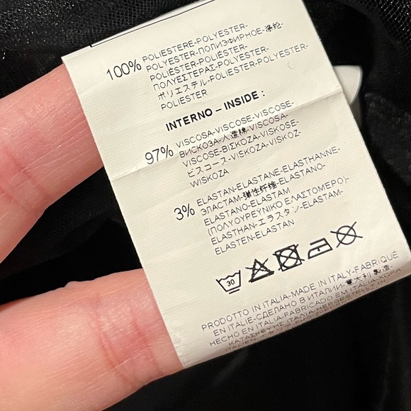 Rinascimento – Sheer Polka Dot Ruffle Blouse (Size M) - Picture 6 of 10